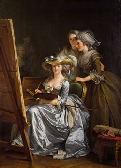 Labille-Guiard, Self-portrait with two pupils Labille-Guiard, Self-portrait with two pupils
