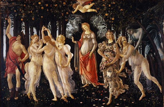 Primavera. Sandro Botticelli (1445 - 1510)